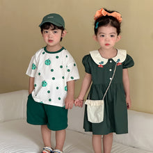 將圖片載入圖庫檢視器 XZ260756TG-夏季T恤兄妹套裝
