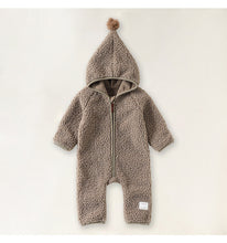 將圖片載入圖庫檢視器 D25288LS-秋冬搖粒絨精靈連帽拉鍊爬服
