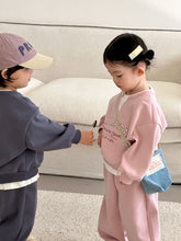 將圖片載入圖庫檢視器 CZ260849TG-春秋季假兩件運動休閒兩件套
