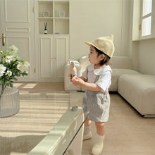 Load image into Gallery viewer, Y5519LS-Summer Korean Simple Woven Cotton Overalls 
