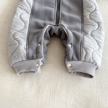 將圖片載入圖庫檢視器 ZDL5185LS-冬季奧粒絨連身衣｜貼標夾棉爬服
