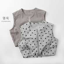 將圖片載入圖庫檢視器 26073SE-春夏｜波點條紋｜馬甲背心
