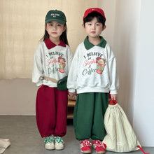 將圖片載入圖庫檢視器 DZ250659TG-秋冬季聖誕翻領運動休閒兩件套
