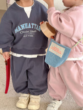 將圖片載入圖庫檢視器 CZ260849TG-春秋季假兩件運動休閒兩件套
