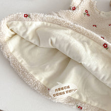 Load image into Gallery viewer, ZDQ5273LS-冬季加絨飛袖刺繡連衣裙&amp;針織上衣
