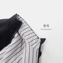 將圖片載入圖庫檢視器 25226SE-冬季韓版個性兩面穿夾棉拉鍊馬甲背心
