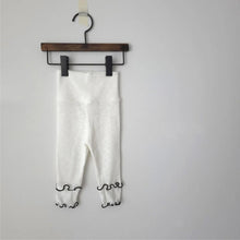 將圖片載入圖庫檢視器 Y8602LS-春季嬰兒彈性坑條波浪捲邊連身衣+高腰護肚緊身褲兩套裝&amp;三件套
