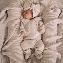 將圖片載入圖庫檢視器 MY8505LS-冬季針織套裝｜荷葉邊毛衣褲
