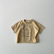 Load image into Gallery viewer, 51417SE-Summer bear print crew neck top 

