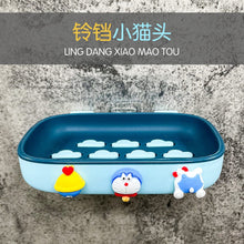 將圖片載入圖庫檢視器 72802AC-卡通免打孔衛生間壁掛式兒童肥皂收納瀝水皂盒【兩個起批】
