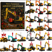 Load image into Gallery viewer, 2025102001AC-聖誕節多款汽車聖誕樹掛飾倒數日曆(二盒起批)

