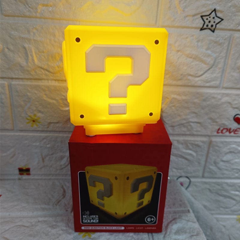 24589AC-LED cartoon question mark voice charging night light desktop lamp bedside lamp
