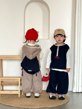 將圖片載入圖庫檢視器 CZ260890TG-春秋季連帽辦拉鍊背心休閒三件套裝
