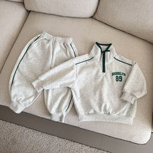 將圖片載入圖庫檢視器 CZ260694TG-春秋季拉鍊立領寬鬆運動兩件套
