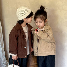 Load image into Gallery viewer, QW240048SE-Autumn Korean children&#39;s corduroy jacket 
