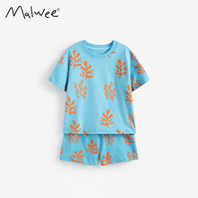 將圖片載入圖庫檢視器 111079TG-夏季休閒短袖長褲套裝
