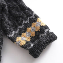 Load image into Gallery viewer, 25K51SE-春秋馬海毛撞色針織開衫
