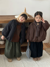 Load image into Gallery viewer, 25D38SE-冬季淨色棉服外套｜寬鬆保暖麵包服
