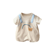 Load image into Gallery viewer, 2402640LS-Summer Korean version of rainbow bear fake two-piece short climbing clothes
