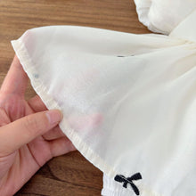 將圖片載入圖庫檢視器 0308LS-夏季｜蝴蝶結泡泡袖｜女童紗裙包屁服
