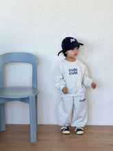 將圖片載入圖庫檢視器 CZ260828TG-春秋季韓版可愛圓領休閒兩件套
