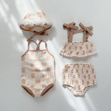 Load image into Gallery viewer, Y0174TG-Summer Korean style bikini two-piece swimsuit &amp; one-piece swimsuit (both styles include swimming cap)
