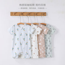 將圖片載入圖庫檢視器 D60063LS-夏季｜拉鏈短袖｜連體衣
