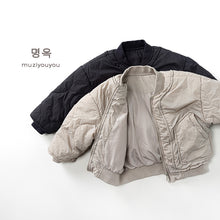 將圖片載入圖庫檢視器 25212SE-秋冬季韓版兒童輕薄簡約飛行外套

