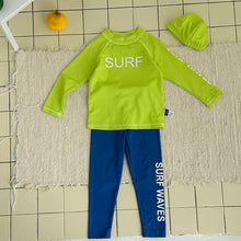 將圖片載入圖庫檢視器 43007TG-夏季｜多巴胺長袖｜分體防曬泳裝
