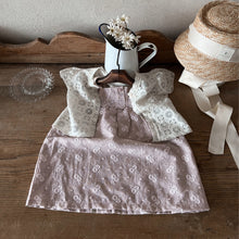 Load image into Gallery viewer, Y6504DS-Summer retro embroidered woven sling dress 

