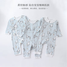Load image into Gallery viewer, D23290LS-Autumn long-sleeved cotton unicorn crawling suit (without hat) 
