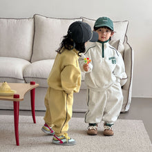 將圖片載入圖庫檢視器 CZ260694TG-春秋季拉鍊立領寬鬆運動兩件套
