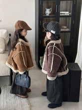 將圖片載入圖庫檢視器 25D18SE-冬季複合式皮毛一體外套
