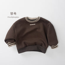 將圖片載入圖庫檢視器 25213SE-冬季SUNDAY加絨加厚百搭休閒上衣
