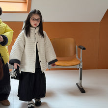 將圖片載入圖庫檢視器 2025D191SE-冬季韓版立領壓紋加厚休閒連帽外套
