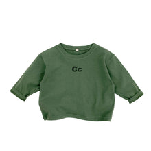 將圖片載入圖庫檢視器 1557SE秋季純棉字母長袖上衣
