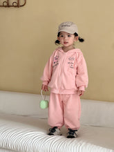 將圖片載入圖庫檢視器 CZ260885TG-春秋寬鬆運動衛衣褲套裝
