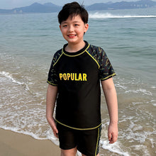 Load image into Gallery viewer, 70904TG-夏季韓版中大童分體短袖速乾泳裝
