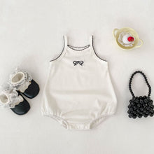 Load image into Gallery viewer, H10796LS-夏季｜蝴蝶結吊帶｜包屁衣
