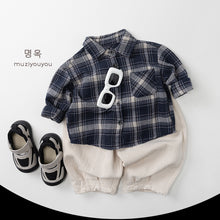 Load image into Gallery viewer, 26009SE-春季森林系休閒格子襯衫
