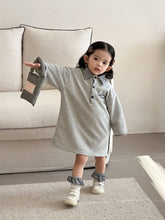 將圖片載入圖庫檢視器 CQ260851TG-春秋季格子翻領運動兩件套&amp;連衣裙
