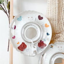 Load image into Gallery viewer, 51001AC-Korean style bear olive baby neck ring newborn swimming ring 
