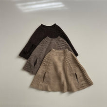 將圖片載入圖庫檢視器 MY7503SE-冬季毛衣披肩｜嬰童保暖斗篷
