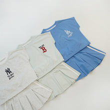 將圖片載入圖庫檢視器 626080TG-夏季｜純棉刺繡｜女童短袖裙子套裝
