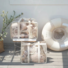 Load image into Gallery viewer, 999AC-Summer Korean version simple large capacity transparent PVC beach storage jelly bag 

