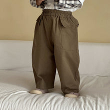 將圖片載入圖庫檢視器 CK260784PA-春秋棉質寬鬆長褲
