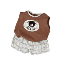 Load image into Gallery viewer, M627061TG-夏季｜小熊印花｜短褲套裝
