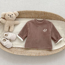 Load image into Gallery viewer, H10650SE-冬季小熊加絨加厚打底衫（長袖）
