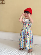 Load image into Gallery viewer, XL260742LS-夏季｜條紋寬鬆｜連體衣
