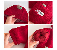 將圖片載入圖庫檢視器 ZDW5707SE-冬季可愛連帽中國風加厚棉服
